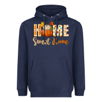 Navy home sweet home Heavyweight Hoodie - BundleAndBundleShop
