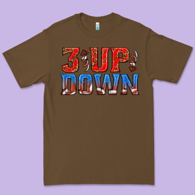 Premium Tee 3 up 3 down football