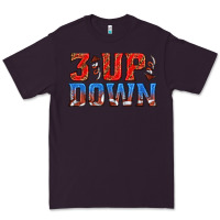 Plum 3 up 3 down football Premium Tee - texasbilliewilder