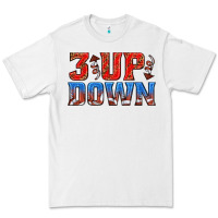 White 3 up 3 down football Premium Tee - texasbilliewilder