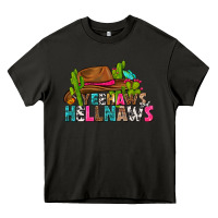 Asphalt yeehaws and hellnaws Heavy Core Tee - texasbilliewilder