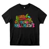 Black yeehaws and hellnaws Heavy Core Tee - texasbilliewilder