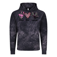 Cloud Black peace love racing Vintage Hoodie - JahusDesignShop
