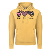 Vintage Mustard peace love racing Vintage Hoodie - JahusDesignShop