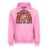Fuchsia Pink cinco de mayo rainbow Urban Hoodie - CowGirlArtShop