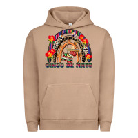 Pigment Burro cinco de mayo rainbow Urban Hoodie - CowGirlArtShop