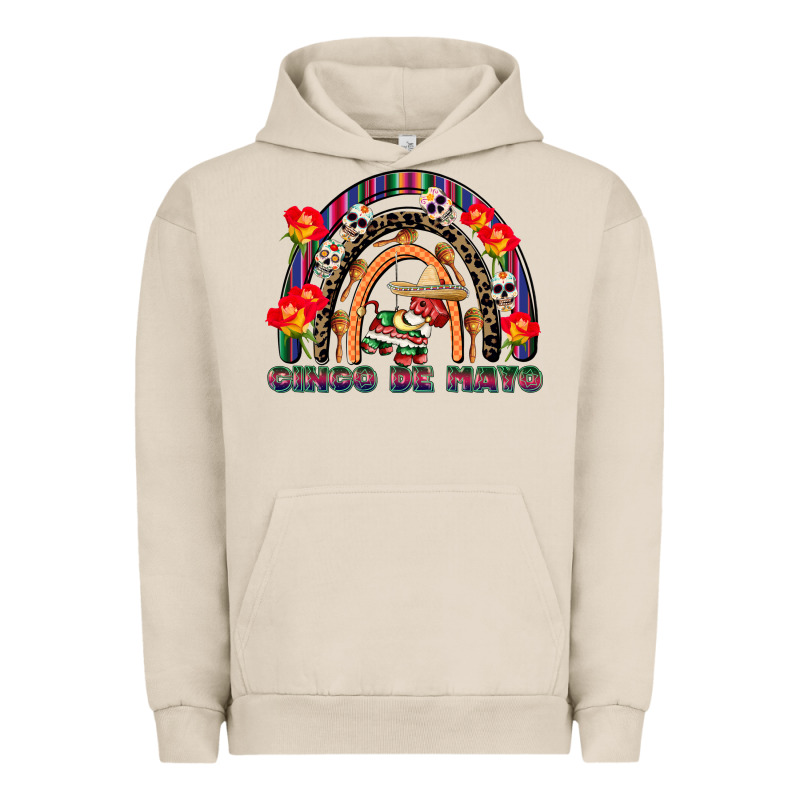 Cinco De Mayo Rainbow Urban Hoodie by CowGirlArtShop | Teevron
