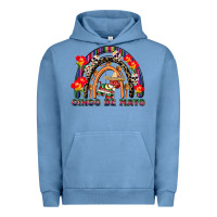 Pigment Pebble Blue cinco de mayo rainbow Urban Hoodie - CowGirlArtShop