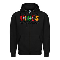 Black black history vibes Zipper Hoodie - MaliasSmallBusiness