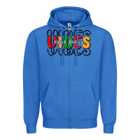 True Royal black history vibes Zipper Hoodie - MaliasSmallBusiness