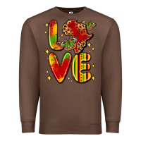 Chestnut love juneteenth Premium Sweatshirt - LillyAllenDesigns