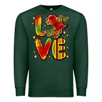 Sports Green love juneteenth Premium Sweatshirt - LillyAllenDesigns