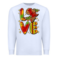 White love juneteenth Premium Sweatshirt - LillyAllenDesigns