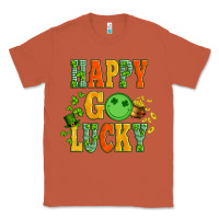 Copper happy go lucky  with coin and shamrock Classic Tee - Artiststas
