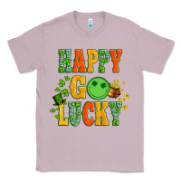 Lilac happy go lucky  with coin and shamrock Classic Tee - Artiststas