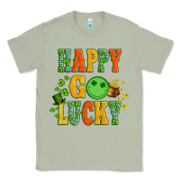 Matcha happy go lucky  with coin and shamrock Classic Tee - Artiststas