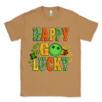 Toasted Coconut happy go lucky  with coin and shamrock Classic Tee - Artiststas