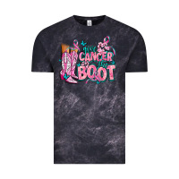 Cloud Black give the cancer boot Vintage Tee - AdoDesignShop