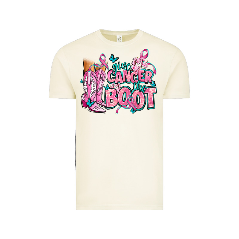 Give The Cancer Boot Vintage Tee by AdoDesignShop | Teevron