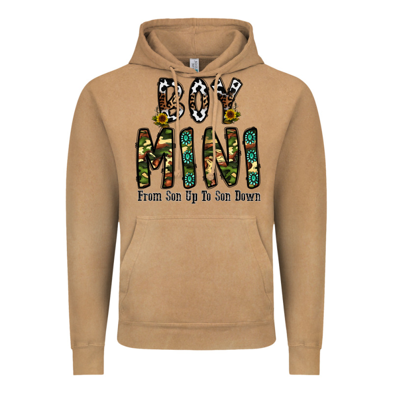 Boy Mini From Son Up To Son Down Vintage Hoodie by CowhideDigitalArt | Teevron