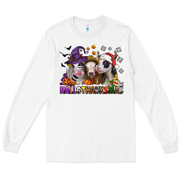 White hallothanksmas heifers Long Sleeve Tee - Jasminsmagicworld