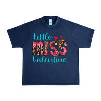 Navy little miss valentine Urban Heavy Tee - JahusDesignShop