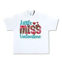 White little miss valentine Urban Heavy Tee - JahusDesignShop