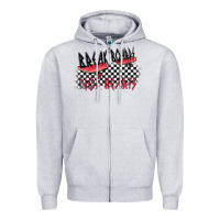 Heather Grey break boards not hearts Zipper Hoodie - MaliasSmallBusiness