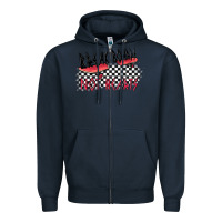 Navy break boards not hearts Zipper Hoodie - MaliasSmallBusiness