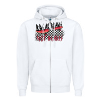 White break boards not hearts Zipper Hoodie - MaliasSmallBusiness