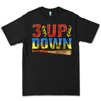 Black 3 up 3 down softball Premium Tee - texasbilliewilder