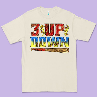 Premium Tee 3 up 3 down softball