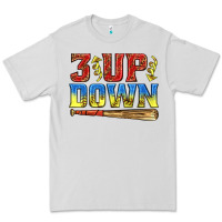 Dove Grey 3 up 3 down softball Premium Tee - texasbilliewilder