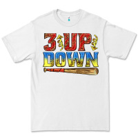 White 3 up 3 down softball Premium Tee - texasbilliewilder