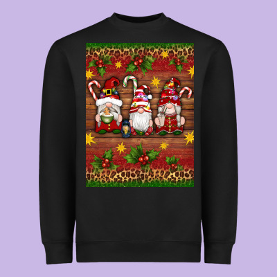 Christmas Gnomes Heavyweight Sweatshirt Designed By Artiststas