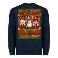 Navy christmas gnomes Heavyweight Sweatshirt - Artiststas