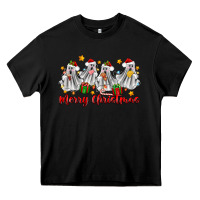 Black merry christmas pantasmas ghost christmas Heavy Core Tee - Zillion Design Studio