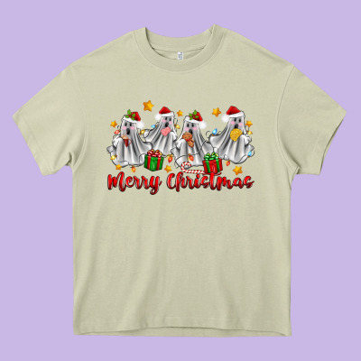 Heavy Core Tee merry christmas pantasmas ghost christmas