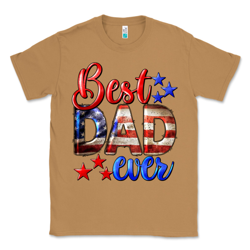 Best Dad Ever 4th Of July Classic Tee by LillyAllenDesigns | Teevron