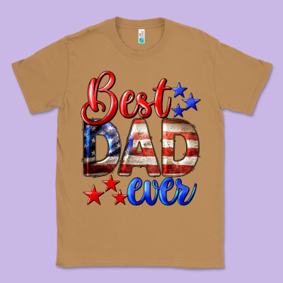 Best Dad Ever 4th Of July Classic Tee Designed By Lillyallendesigns