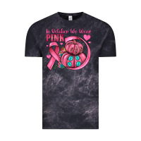 Cloud Black in october we wear pink Vintage Tee - JahusDesignShop