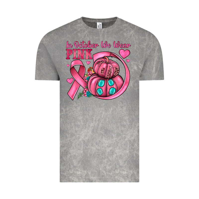 In October We Wear Pink Vintage Tee by JahusDesignShop | Teevron