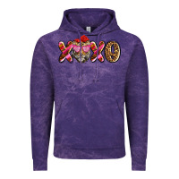 Cloud Purple xoxo tiger olivia Vintage Hoodie - OliviaCreatesArt