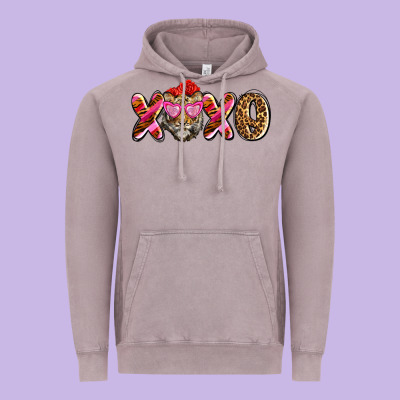 Xoxo Tiger Olivia Vintage Hoodie Designed By Oliviacreatesart