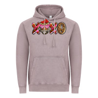 Vintage Zinc xoxo tiger olivia Vintage Hoodie - OliviaCreatesArt
