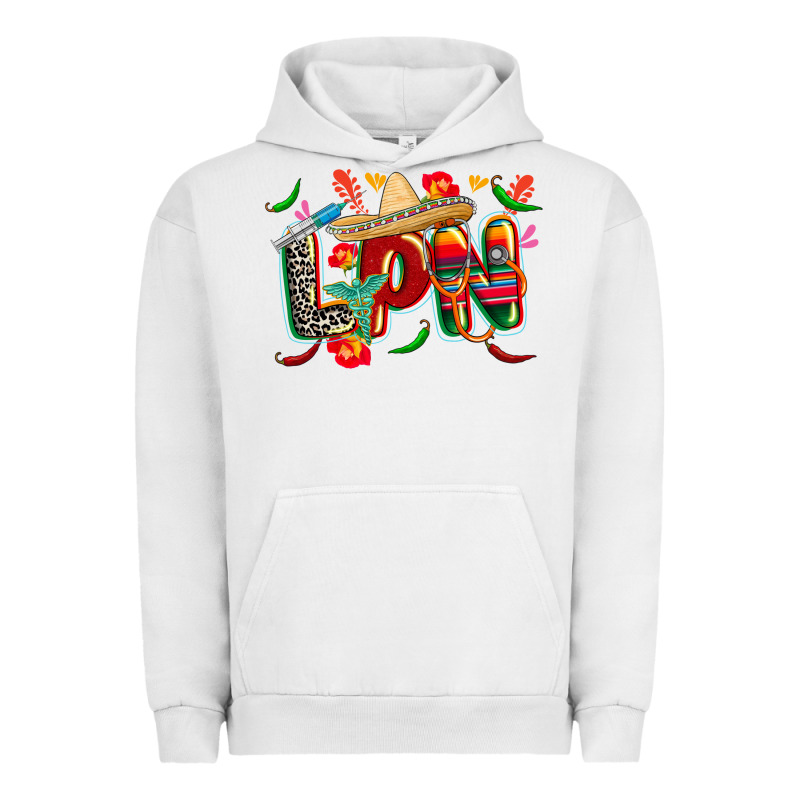 Cinco De Mayo Lpn Urban Hoodie by CowGirlArtShop | Teevron