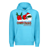 Ocean Blue Christmas Spirits Baseball Premium Hoodie - Bettercallsaul