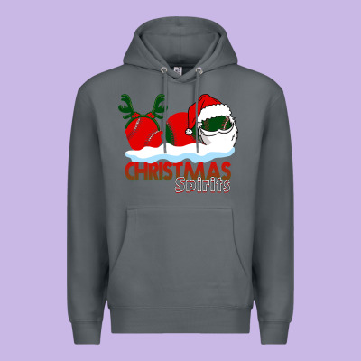 Christmas Spirits Baseball Premium Hoodie Designed By Bettercallsaul