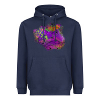 Navy halloween spider web for patches Heavyweight Hoodie - BundleAndBundleShop