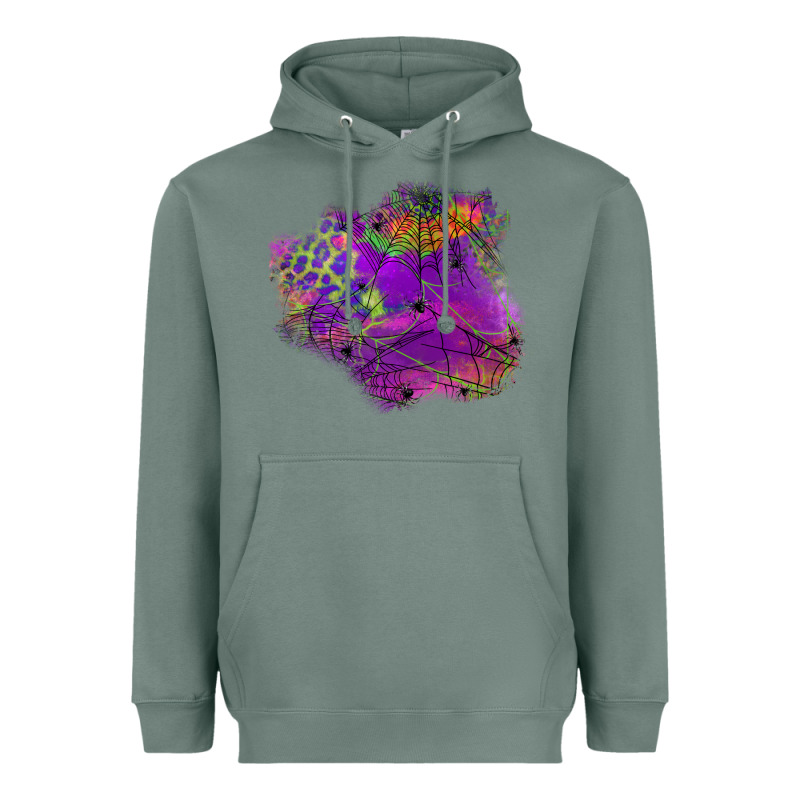 Halloween Spider Web For Patches Heavyweight Hoodie by BundleAndBundleShop | Teevron